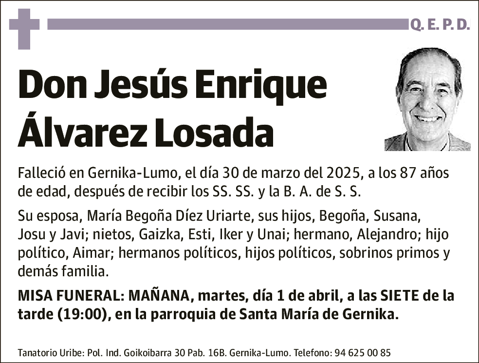 Jesús Enrique Álvarez Losada