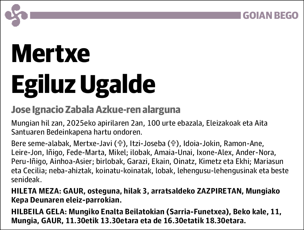 Mertxe Egiluz Ugalde