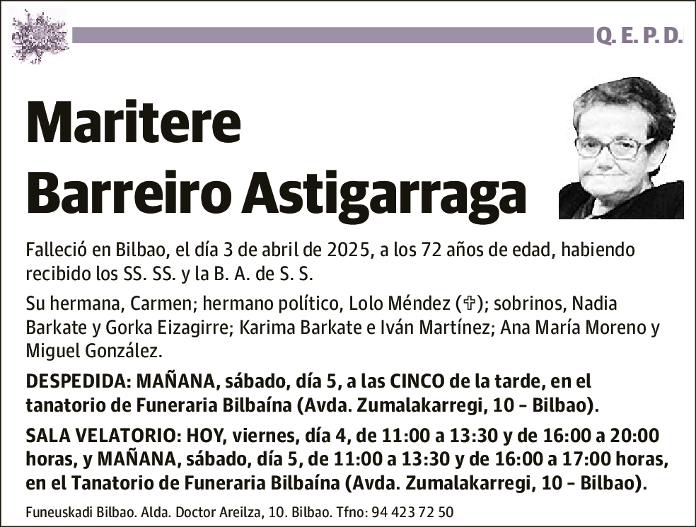Maritere Barreiro Astigarraga