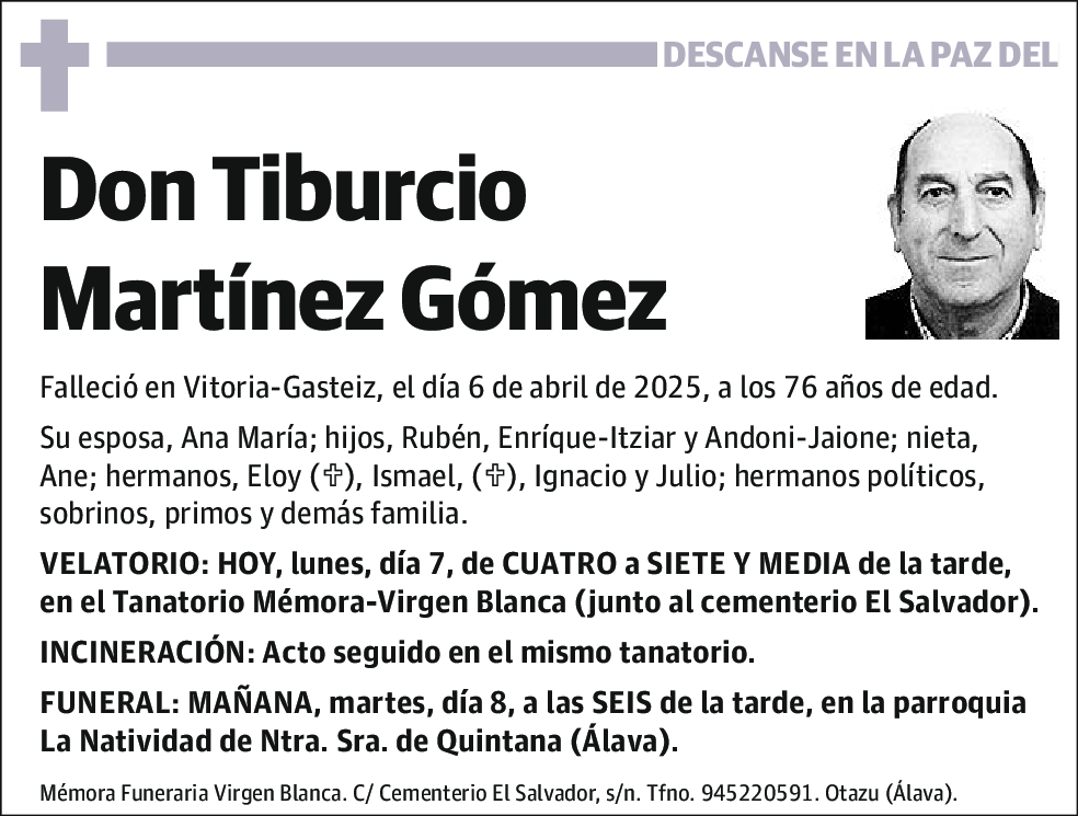 Tiburcio Martínez Gómez