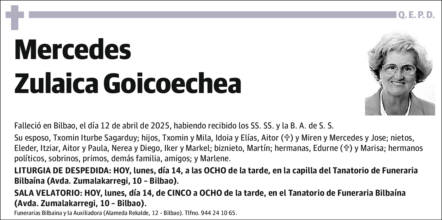 Mercedes Zulaica Goicoechea