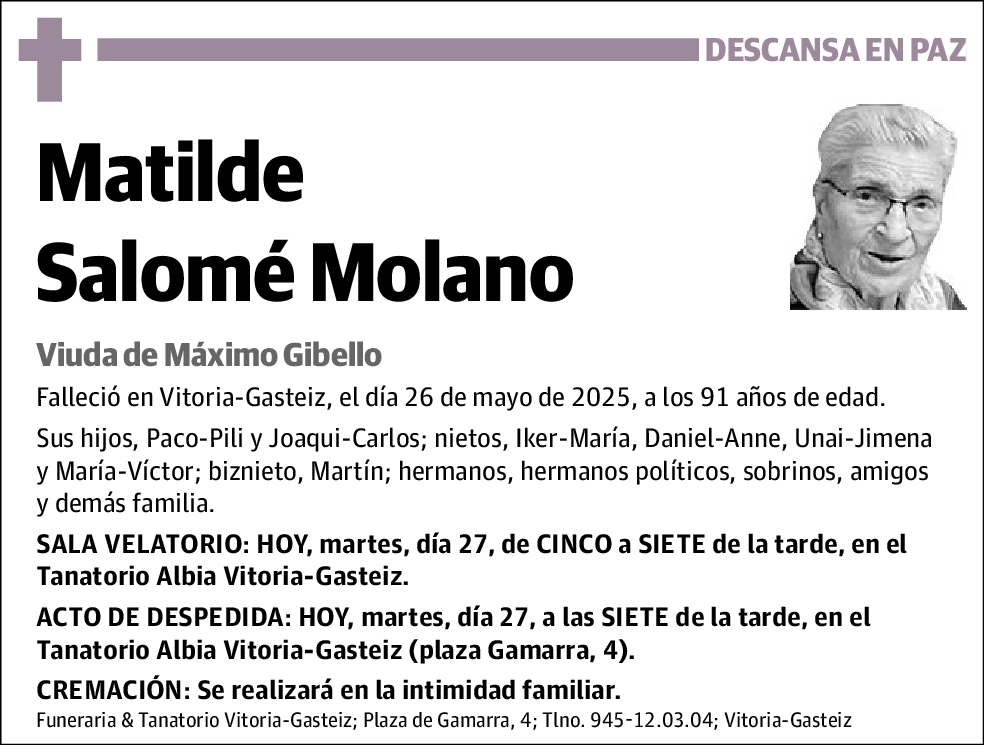 Matilde Salomé Molano