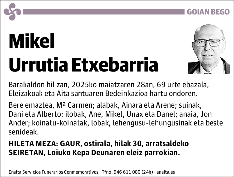 Mikel Urrutia Etxebarria