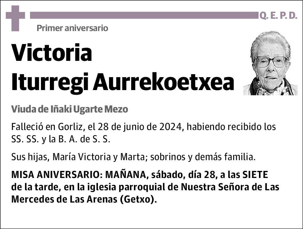 Victoria Iturregi Aurrekoetxea