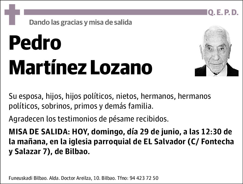 Pedro Martínez Lozano