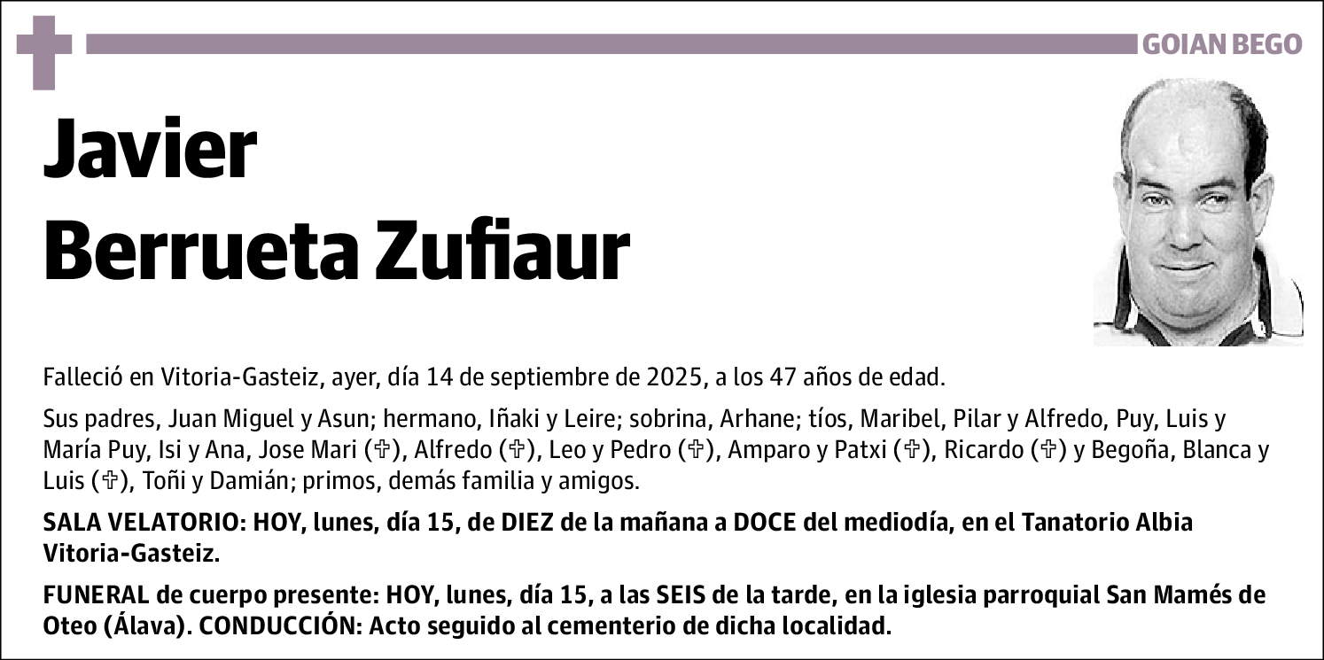Javier Berrueta Zufiaur
