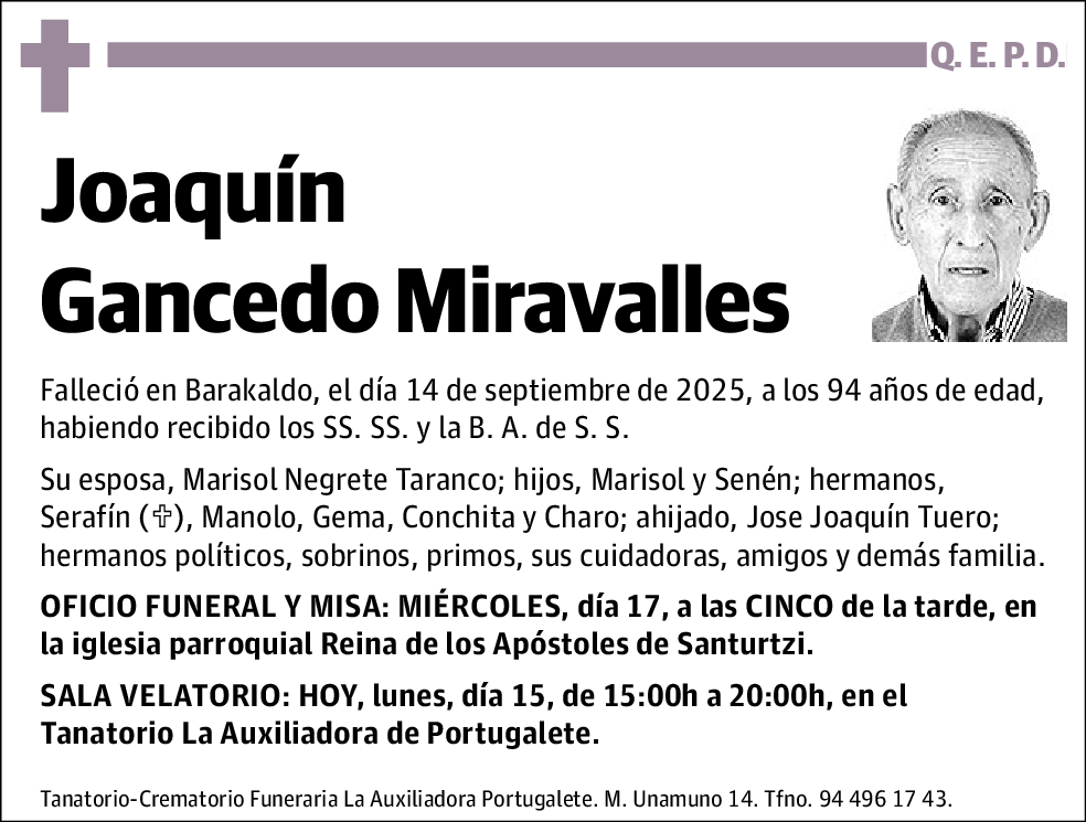 Joaquín Gancedo Miravalles