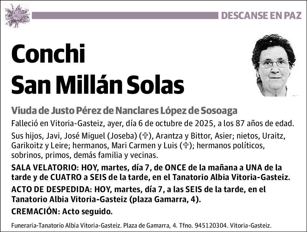 Conchi San Millán Solas
