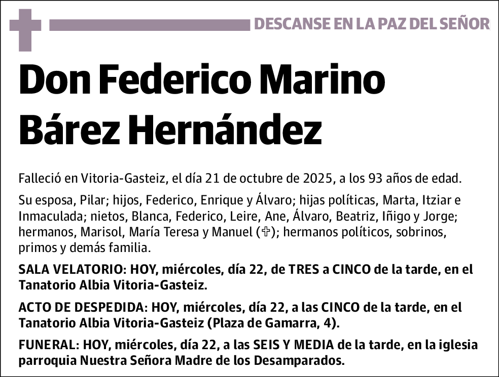 Federico Marino Bárez Hernández