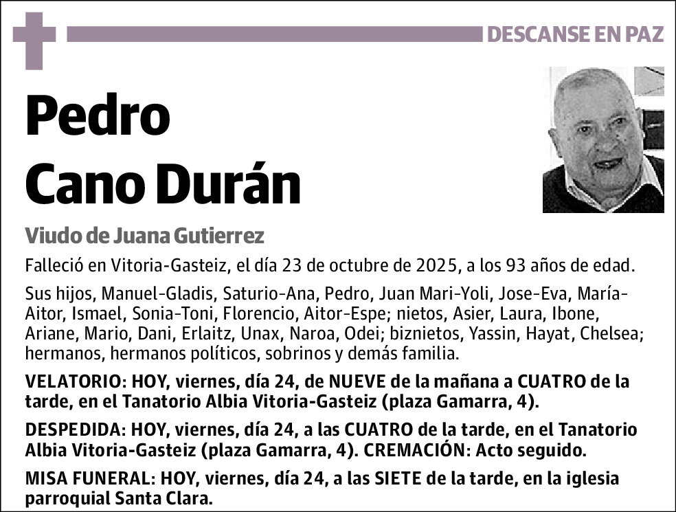 Pedro Cano Durán