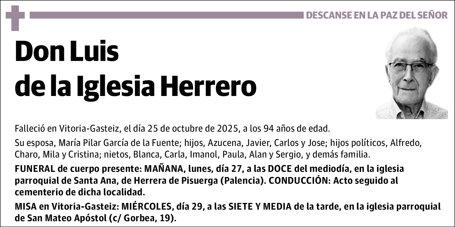 Luis de la Iglesia Herrero