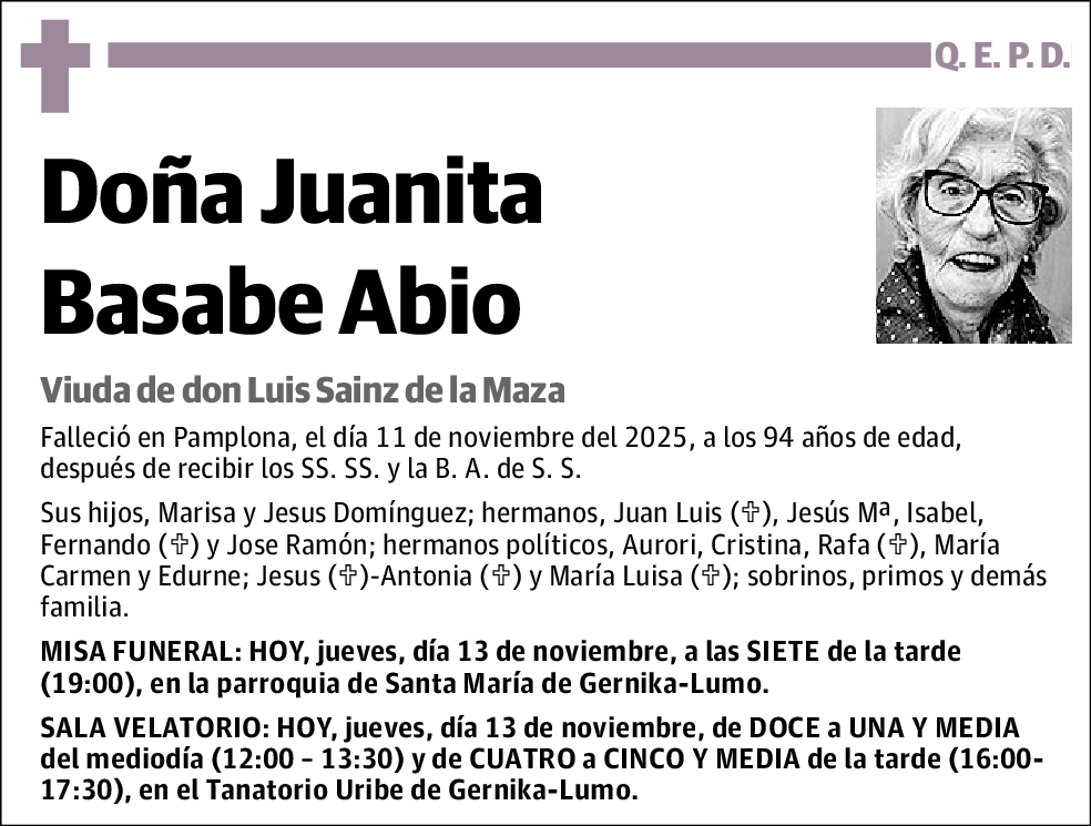 Juanita Basabe Abio