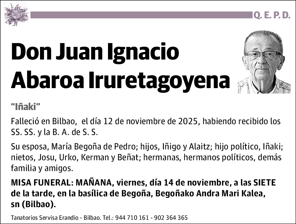 Juan Ignacio Abaroa Iruretagoyena