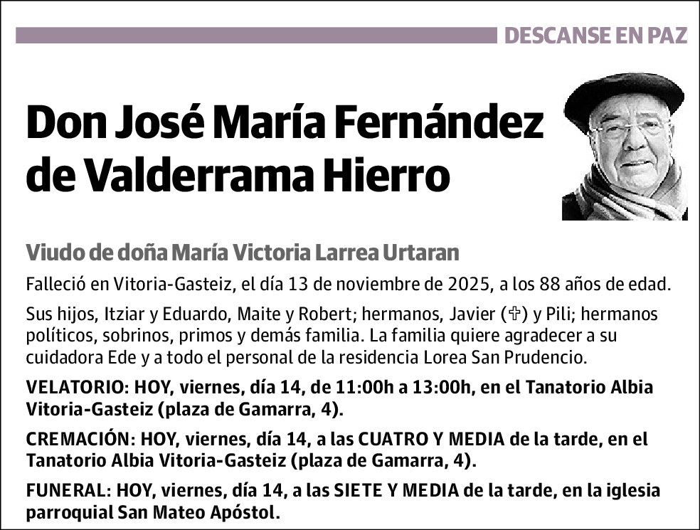 José María Fernández de Valderrama Hierro