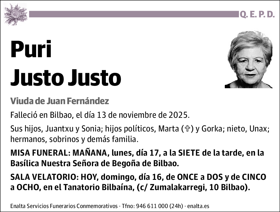 Puri Justo Justo