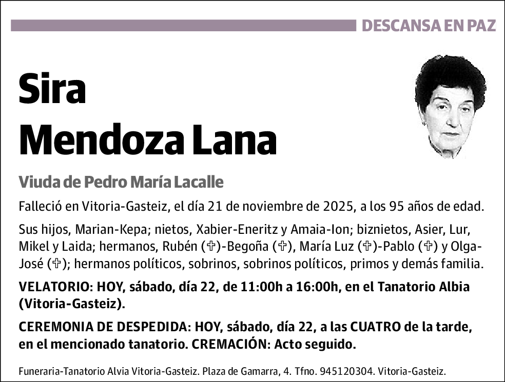 Sira Mendoza Lana