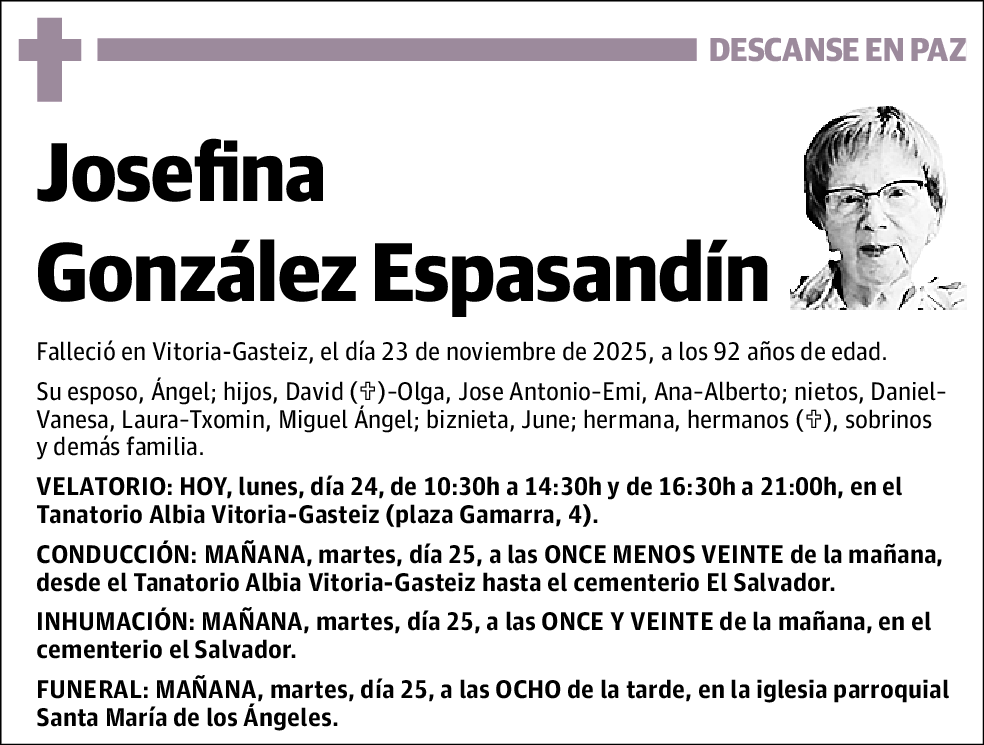Josefina González Espasandín