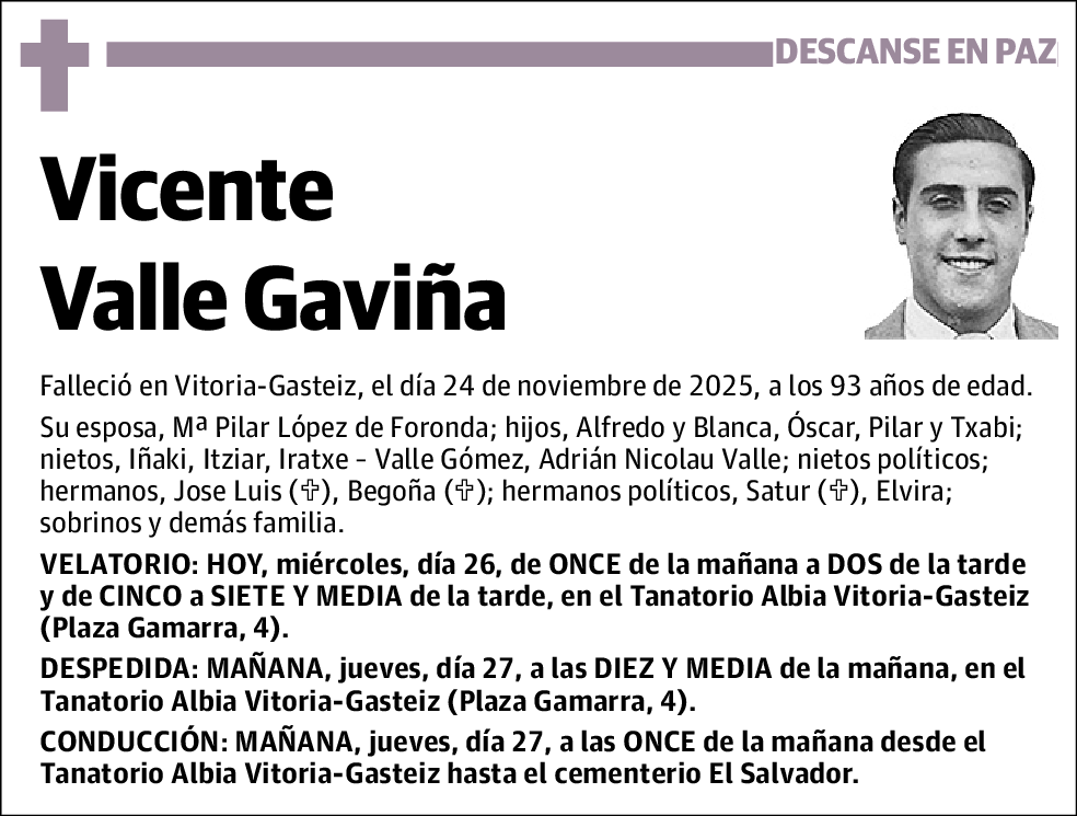 Vicente Valle Gaviña
