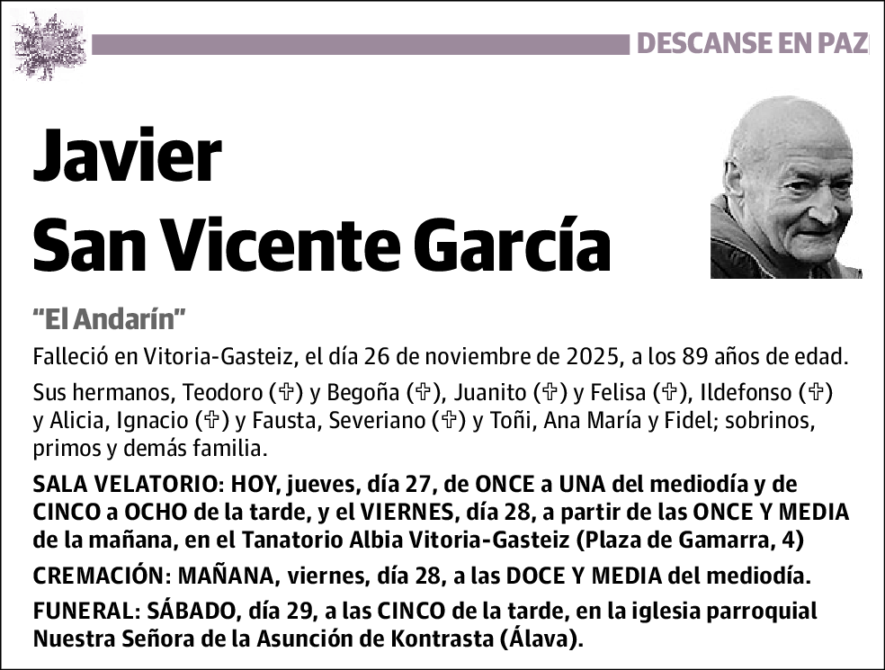 Javier San Vicente García
