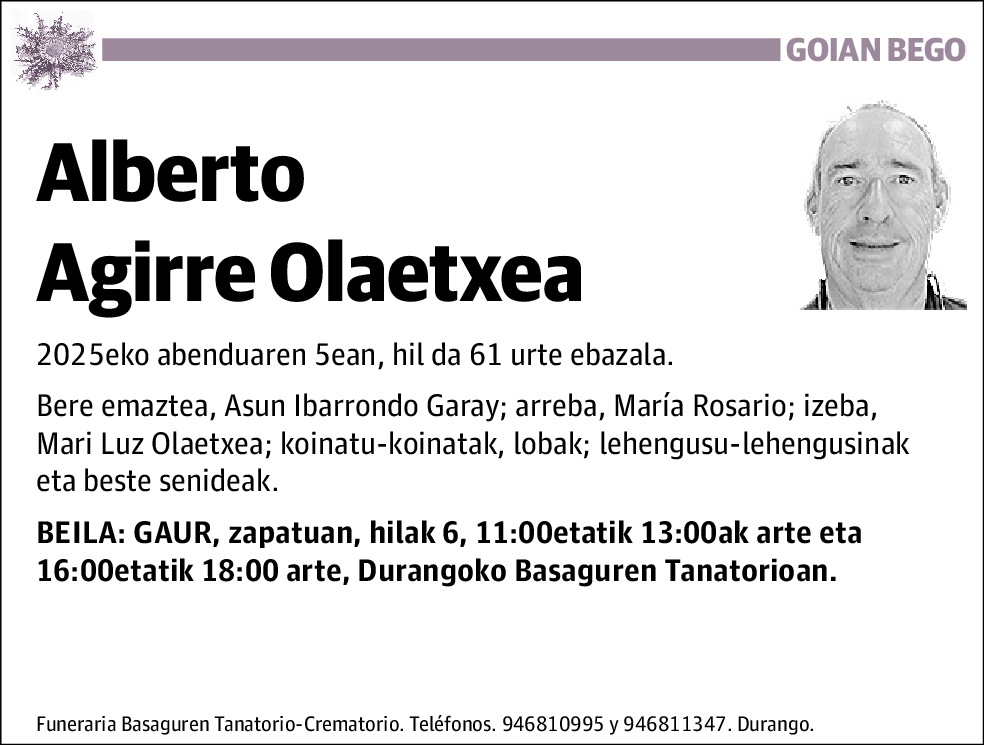 Alberto Agirre Olaetxea