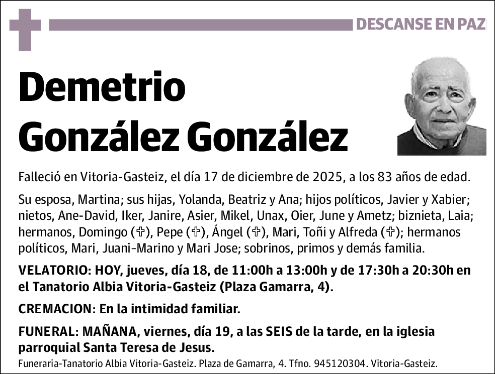 Demetrio González González