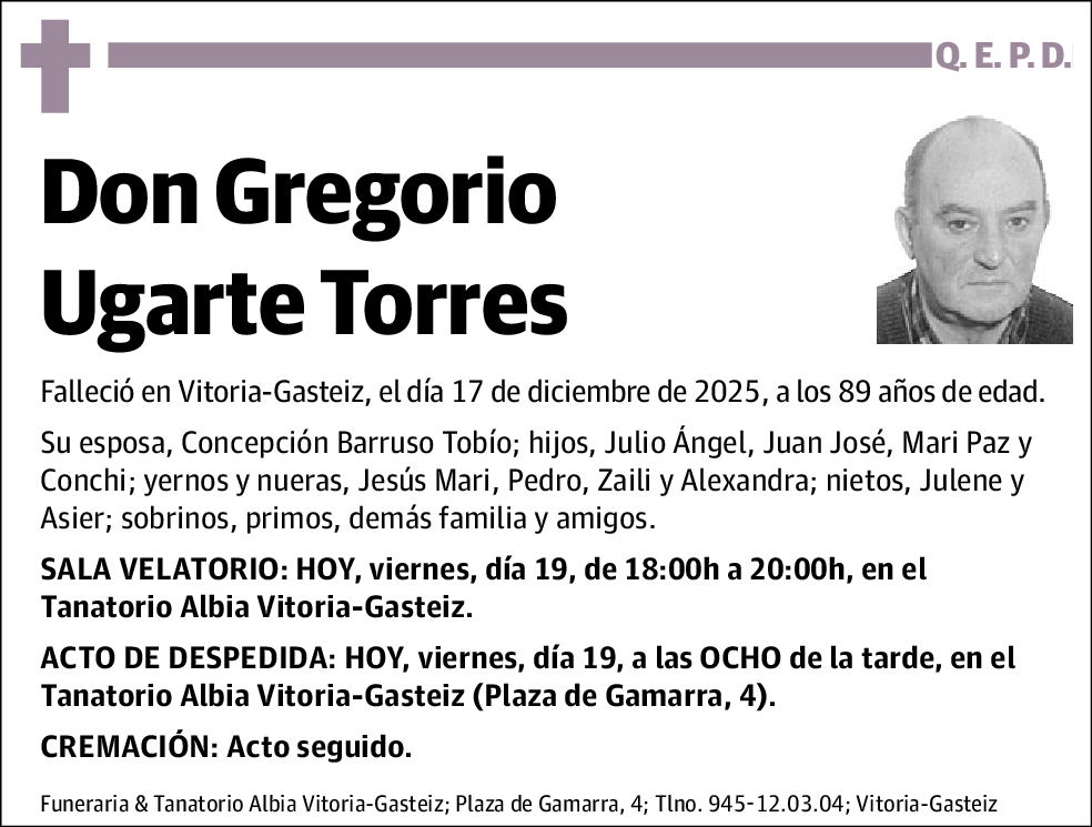 Gregorio Ugarte Torres
