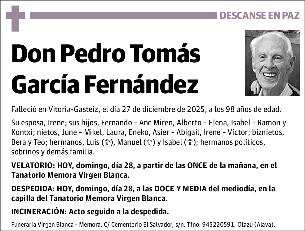 Pedro Tomás García Fernández