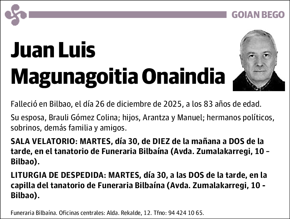 Juan Luis Magunagoitia Onaindia