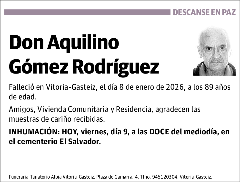Aquilino Gómez Rodríguez