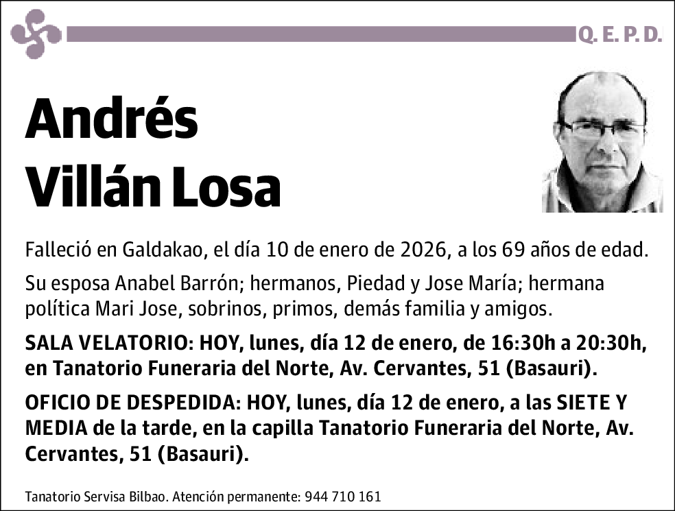 Andrés Villán Losa