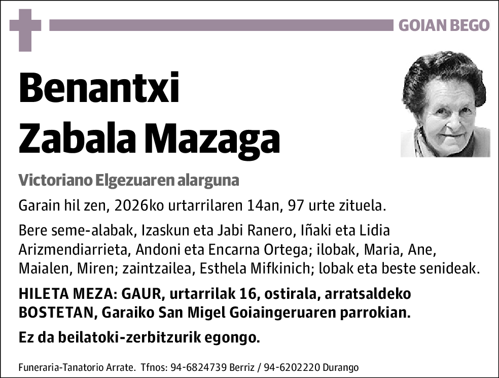 Benantxi Zabala Mazaga
