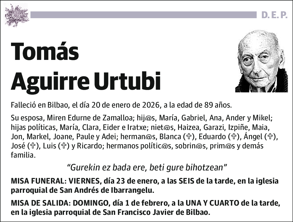 Tomás Aguirre Urtubi