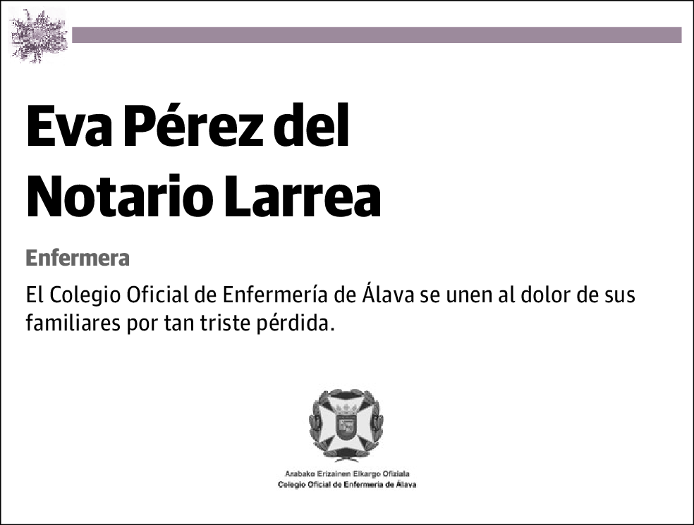 Eva Perez del Notario Larrea