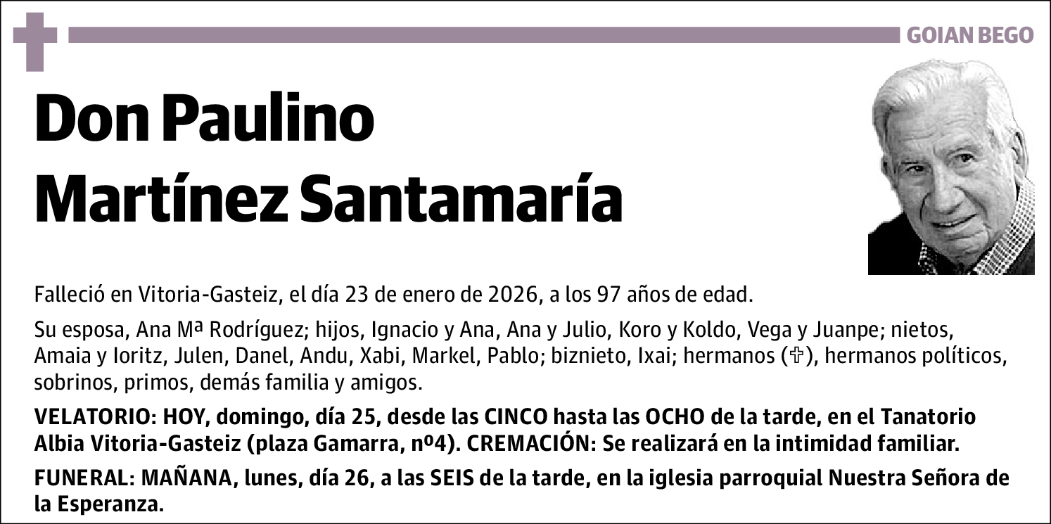 Paulino Martínez Santamaría