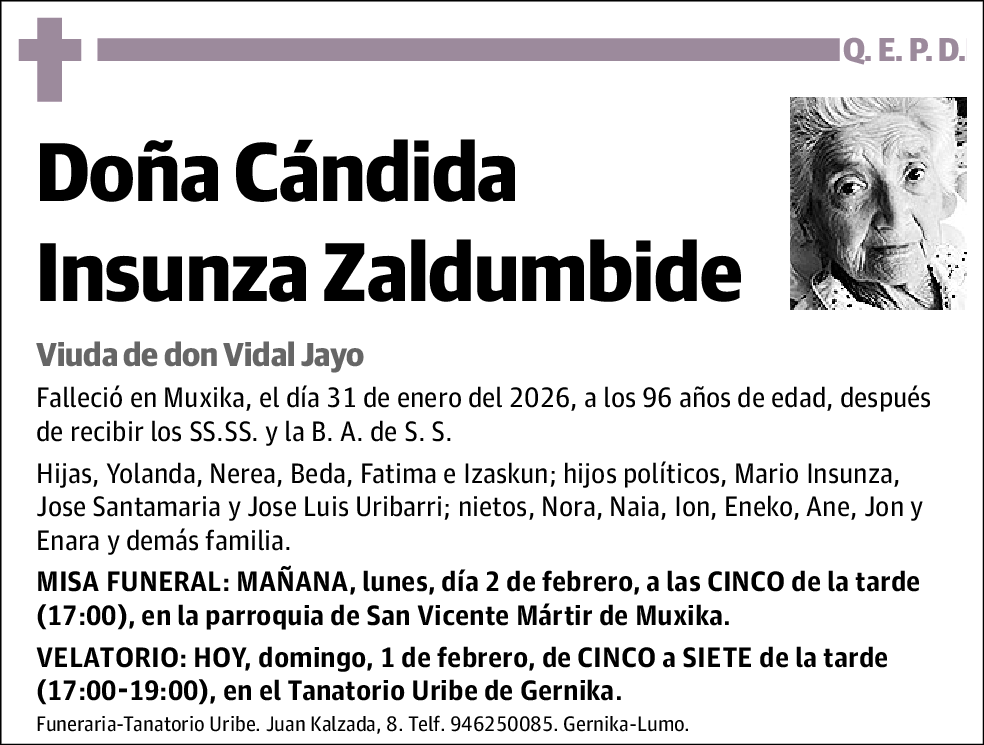 Cándida Insunza Zaldumbide