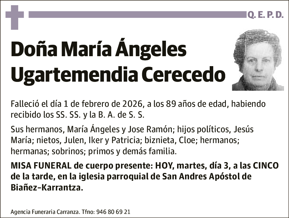 María Ángeles Ugartemendia Cerecedo