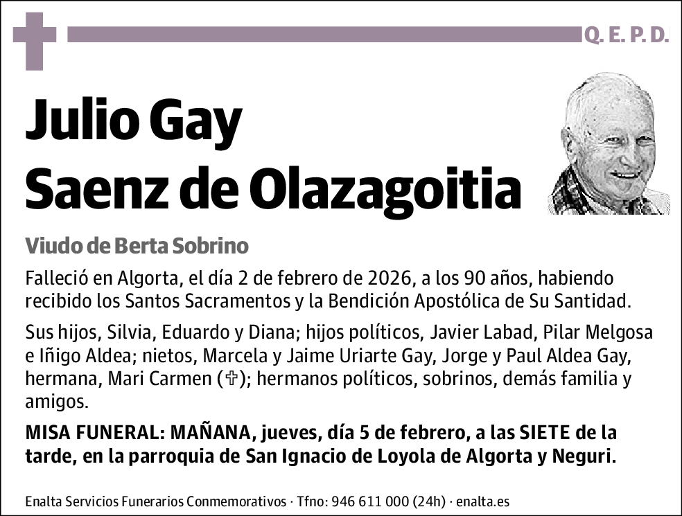 Julio Gay Saenz de Olazagoitia