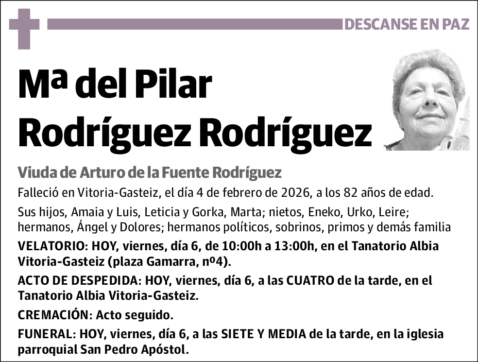 Mª del Pilar Rodríguez Rodríguez