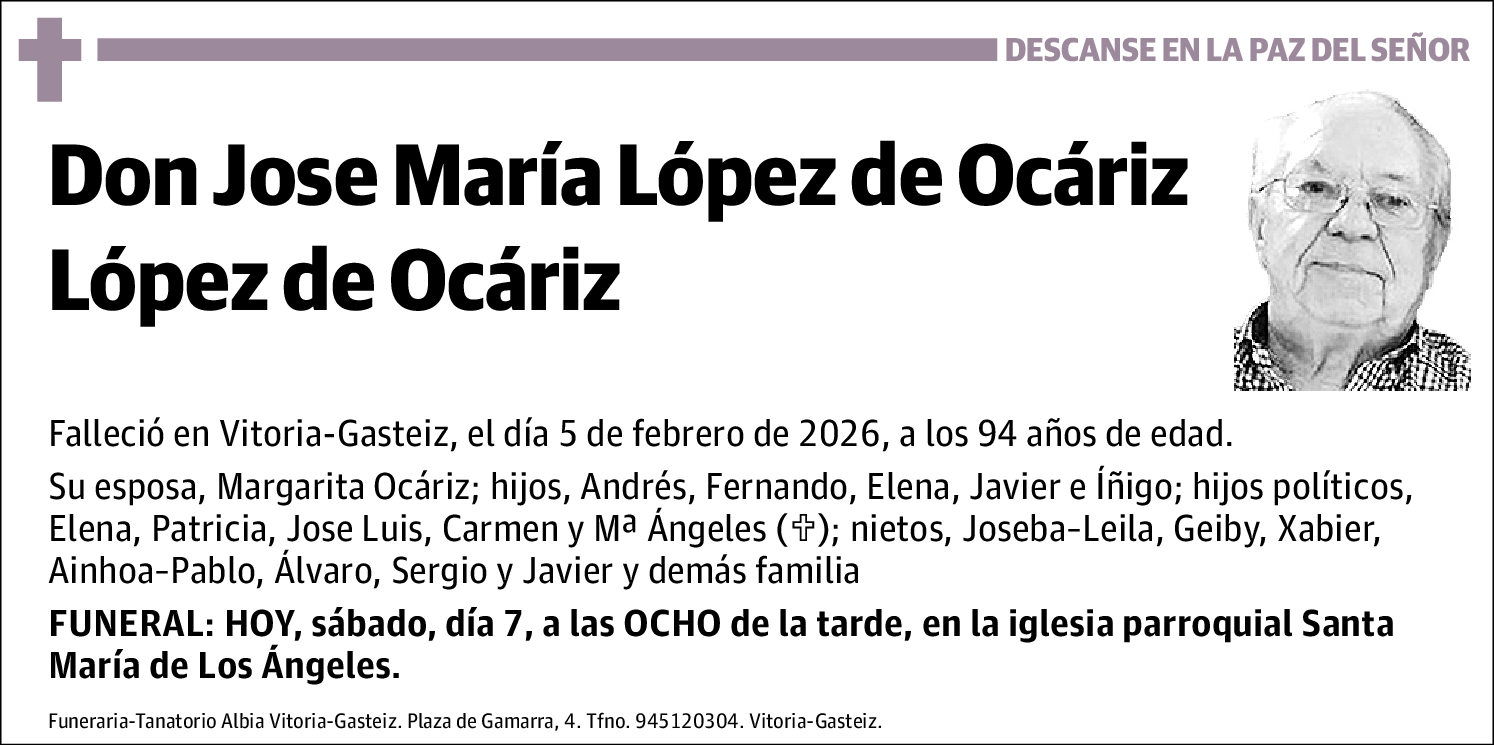 Jose María López de Ocáriz López de Ocáriz