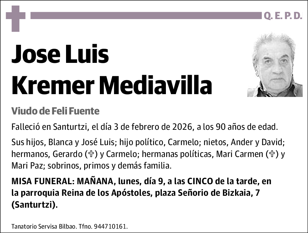 Jose Luis Kremer Mediavilla