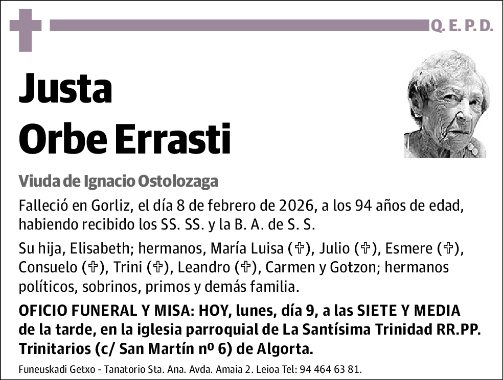 Justa Orbe Errasti