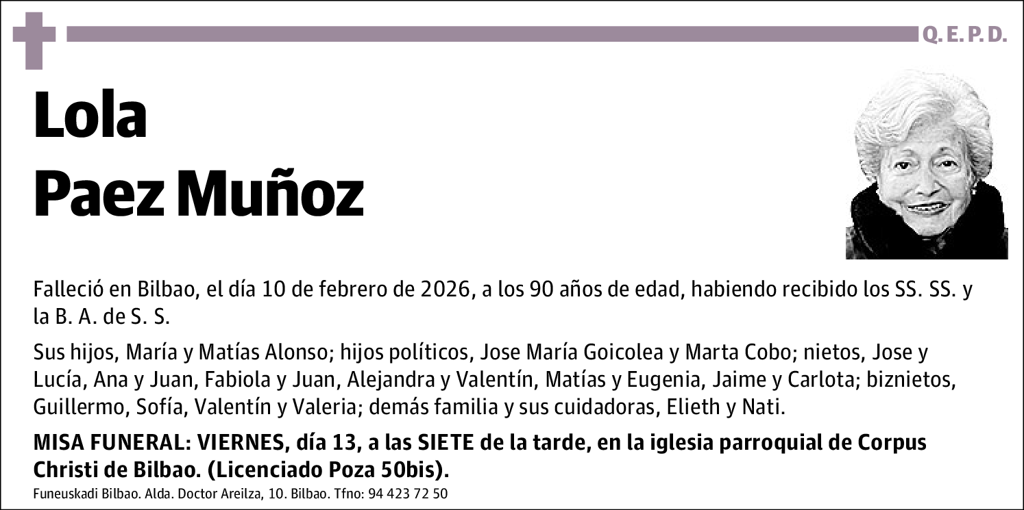 Lola Paez Muñoz
