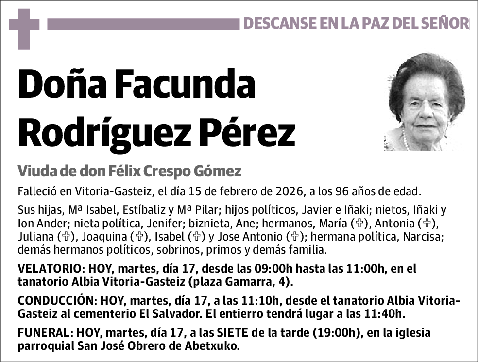 Facunda Rodríguez Pérez