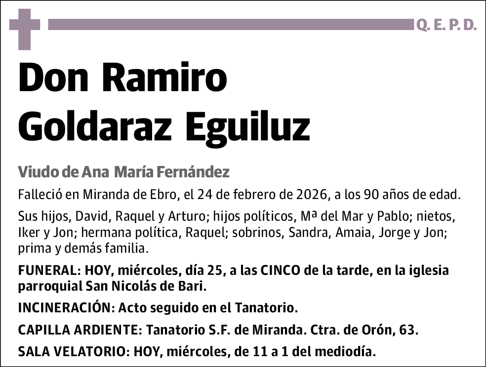 Ramiro Goldaraz Eguiluz