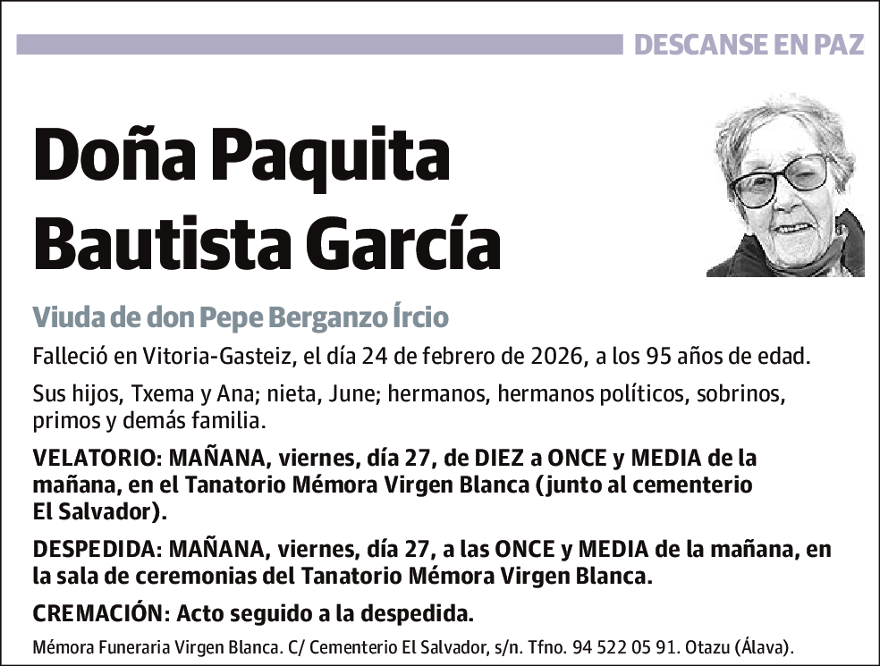 Paquita Bautista García