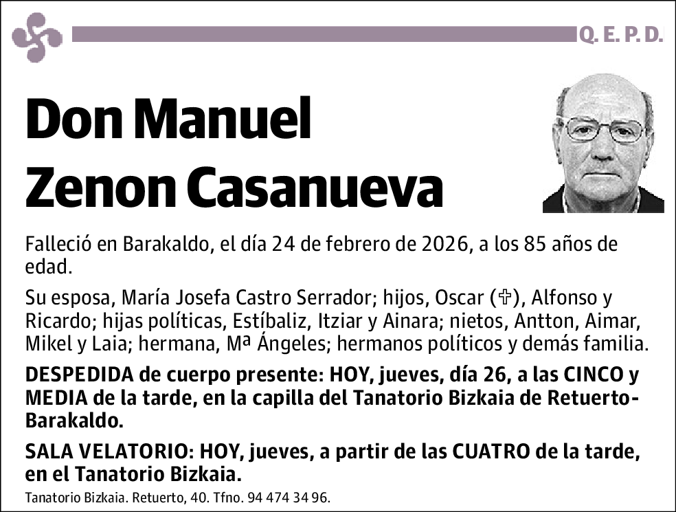 Manuel Zenon Casanueva