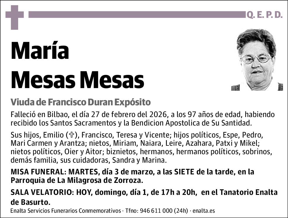 María Mesas Mesas