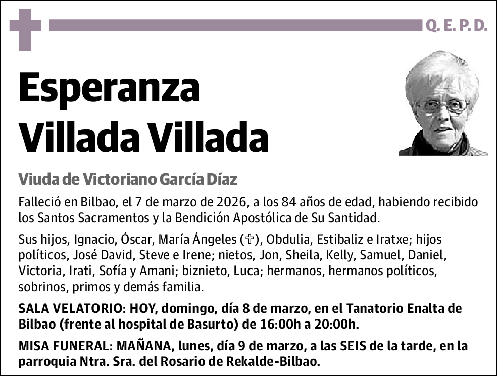 Esperanza Villada Villada