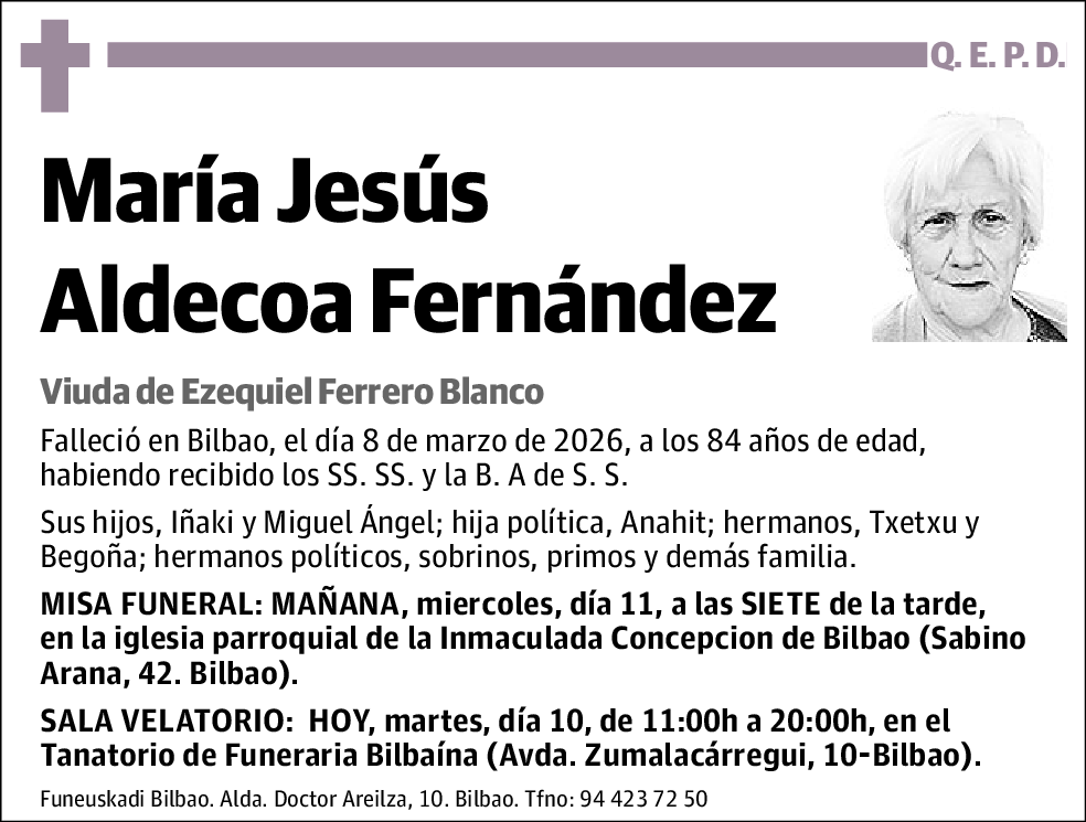 María Jesús Aldecoa Ernández