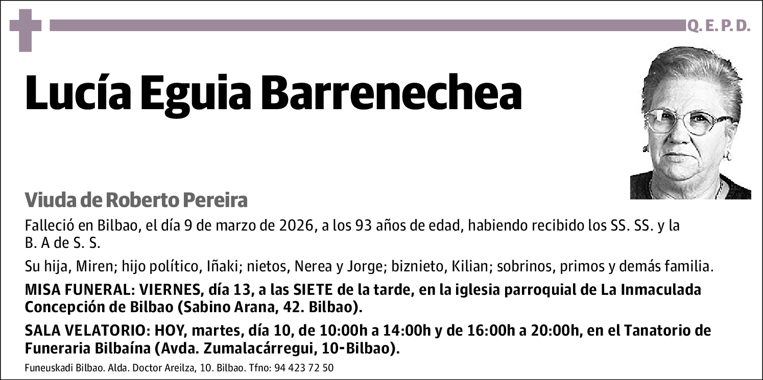 Lucía Eguia Barrenechea